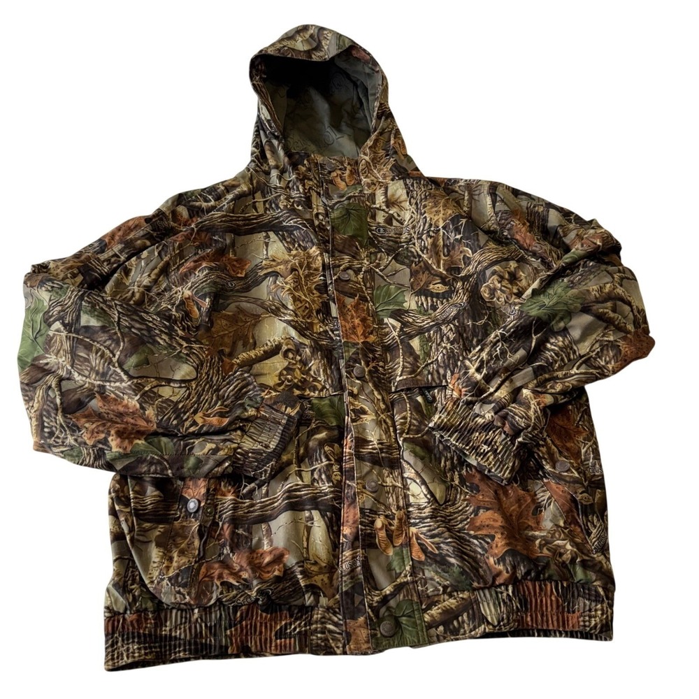 Vintage Cabelas Mens Camo Gore-Tex Hunting Jacket Realtree XL
